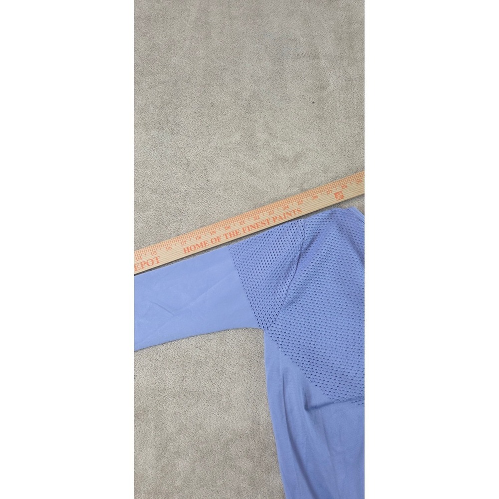 Fabletics Musetta Seamless LS Vented Shirt Women M Light Purple Stretchy NEW - Picture 7 of 7